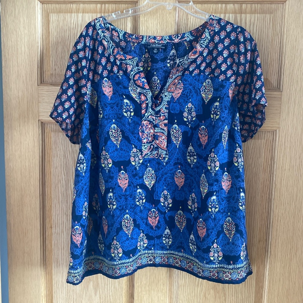 Lucky Brand Plus size blouse